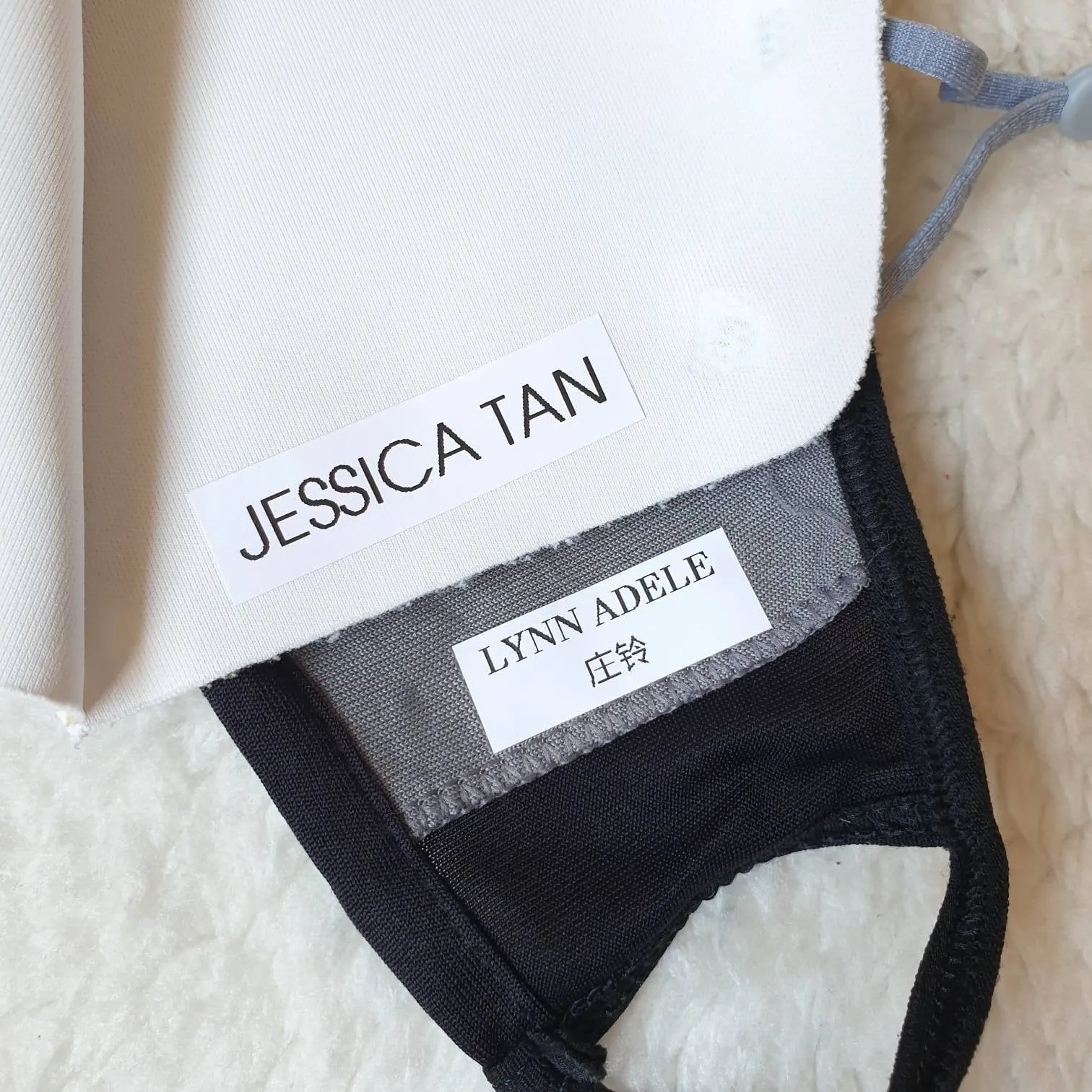 Fabric Iron-on Name Labels (10pcs/set)