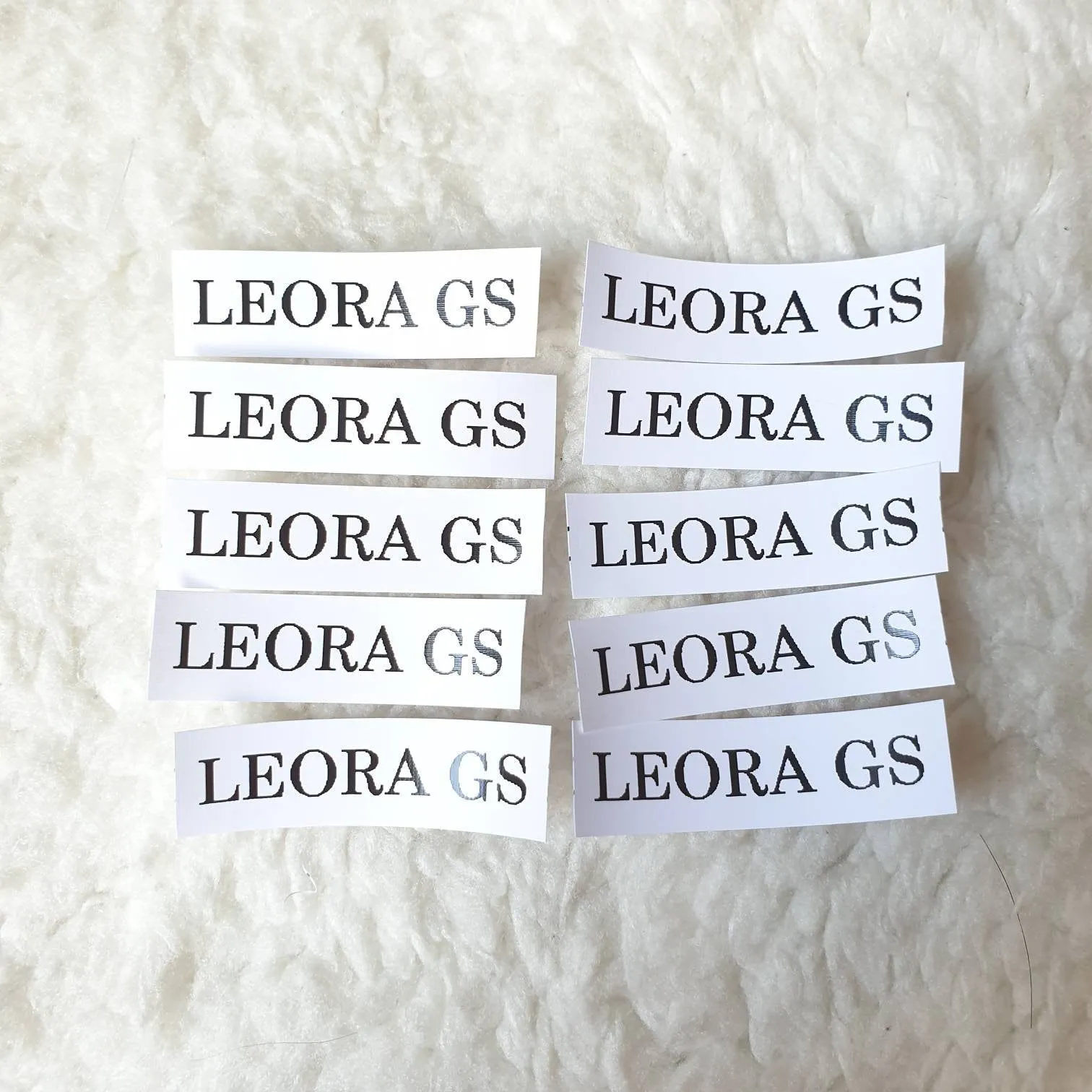 Fabric Iron-on Name Labels (10pcs/set)
