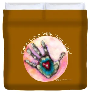 Fall In Love With Your Life - Duvet Cover