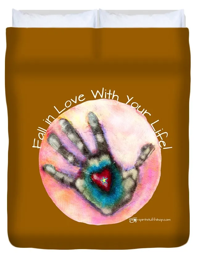 Fall In Love With Your Life - Duvet Cover