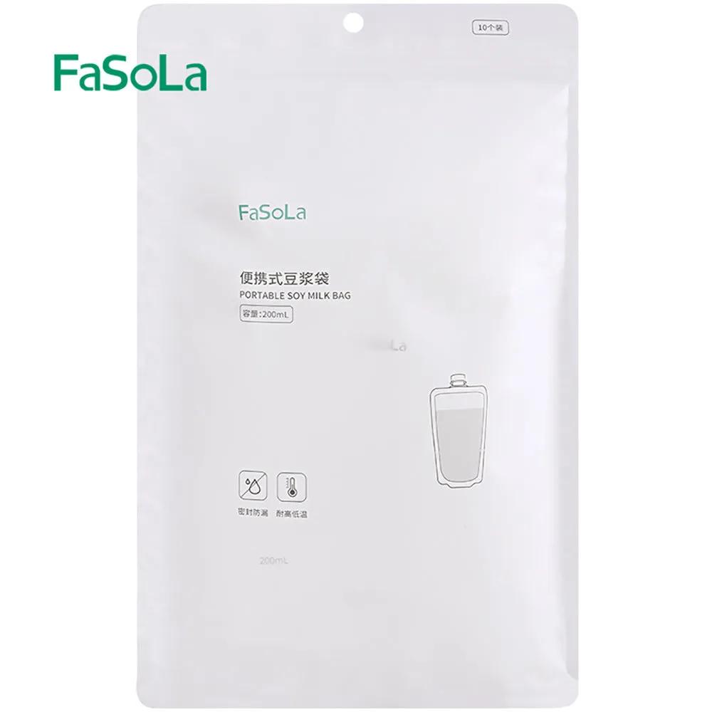 Fasola Portable Soy Milk Bags - 10 Pieces
