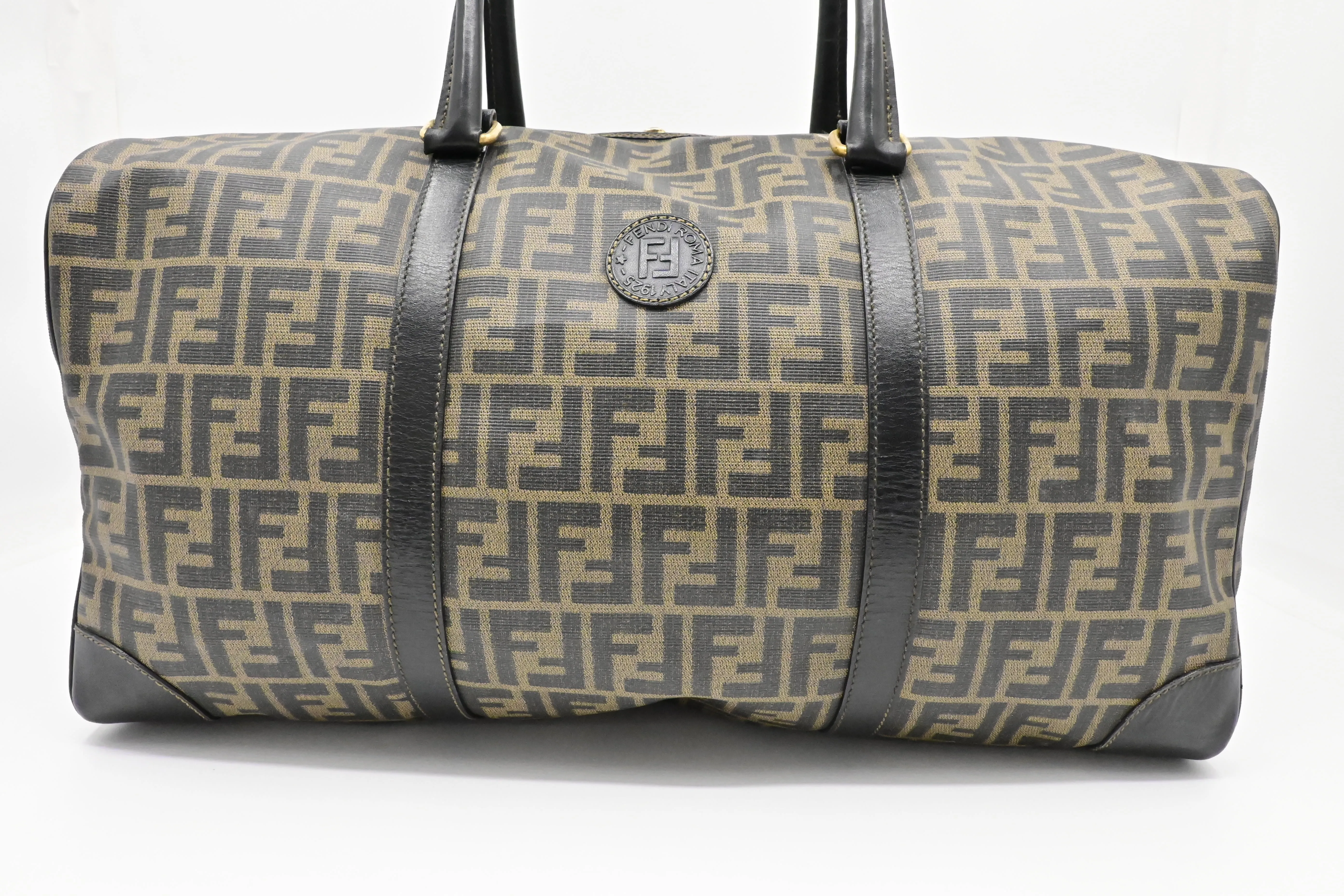Fendi Large Duffel Bag in Zucca Coated Canvas