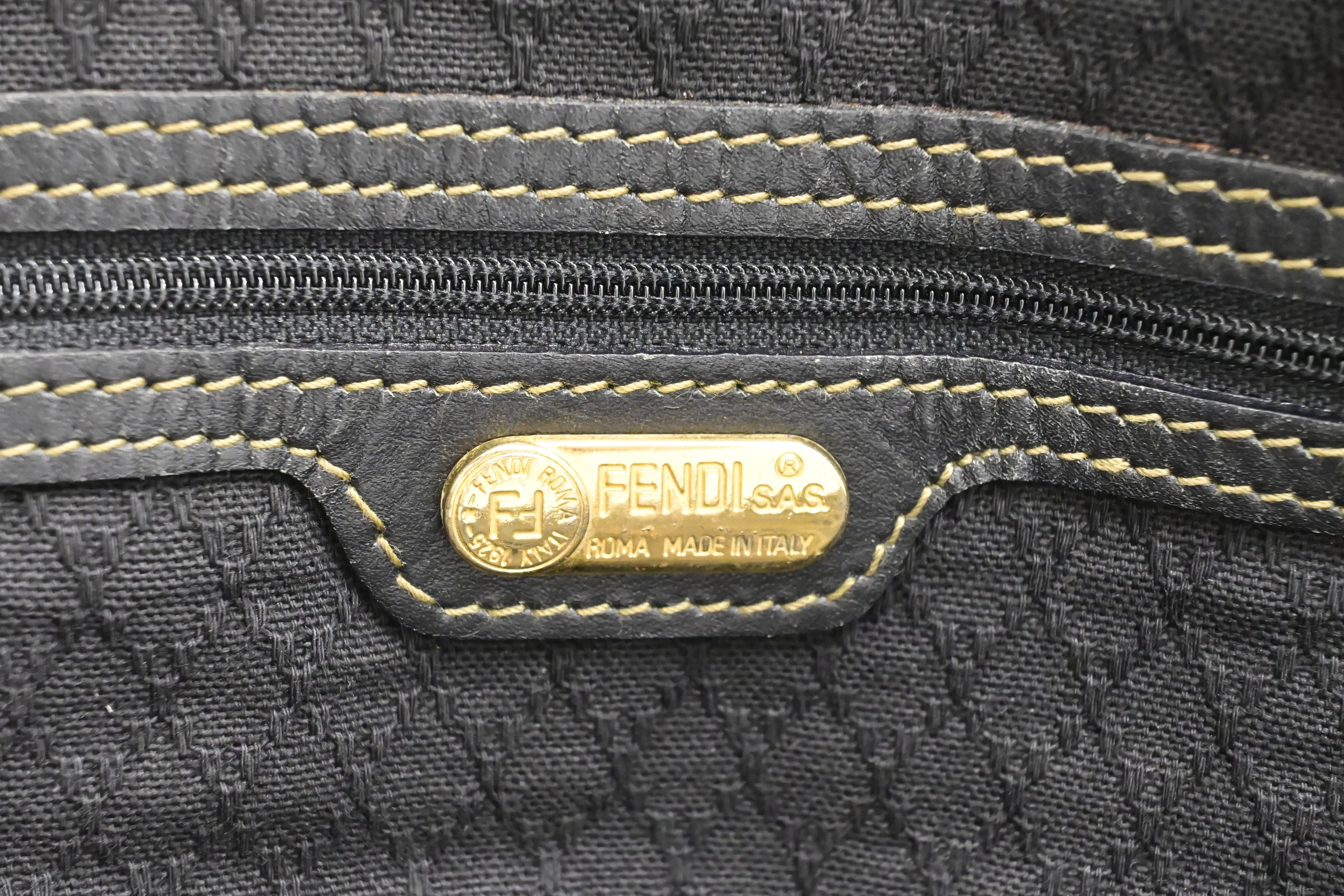 Fendi Large Duffel Bag in Zucca Coated Canvas