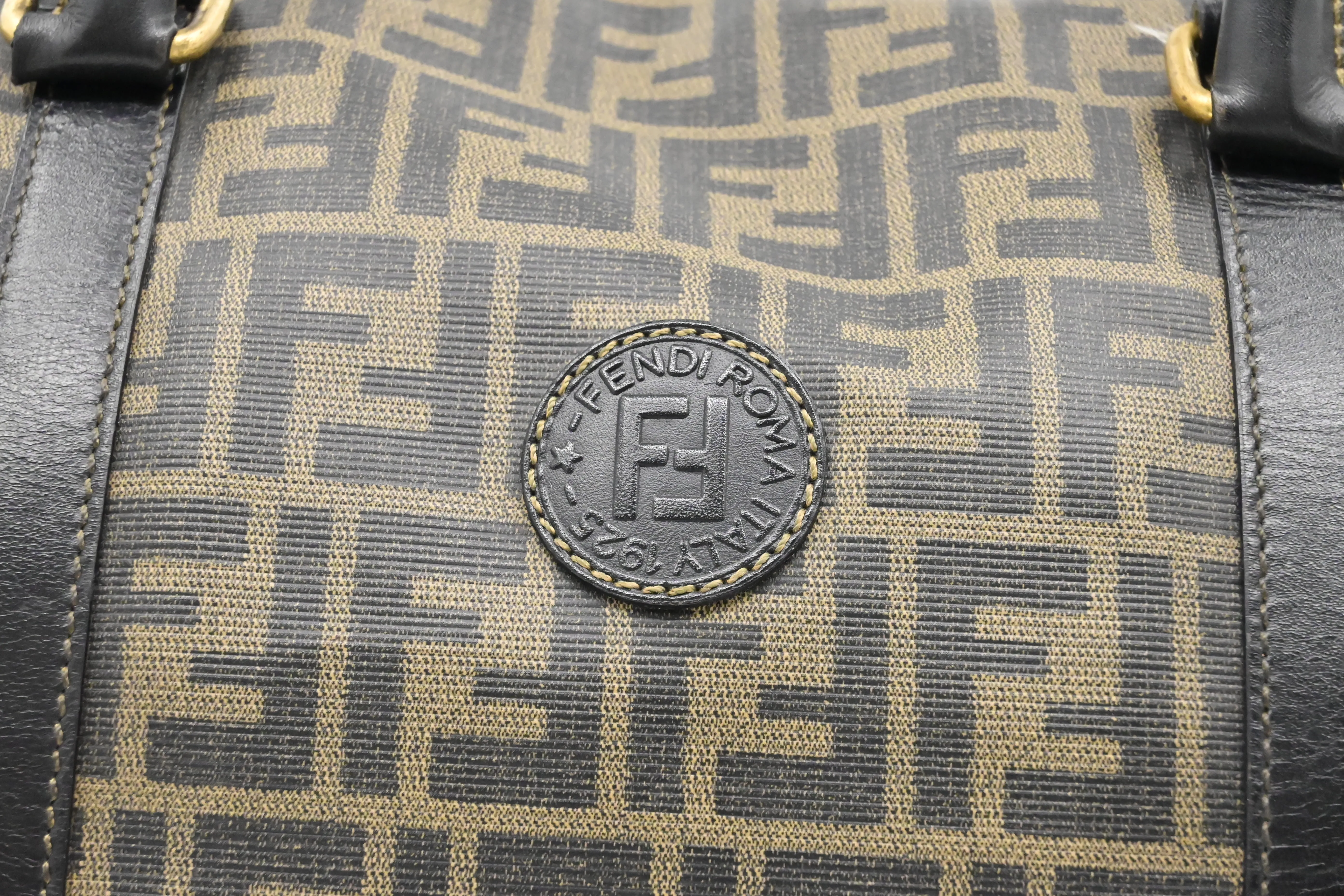 Fendi Large Duffel Bag in Zucca Coated Canvas