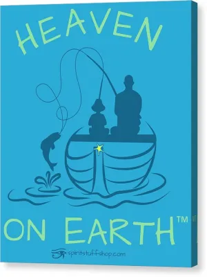 Fishing Heaven On Earth - Canvas Print