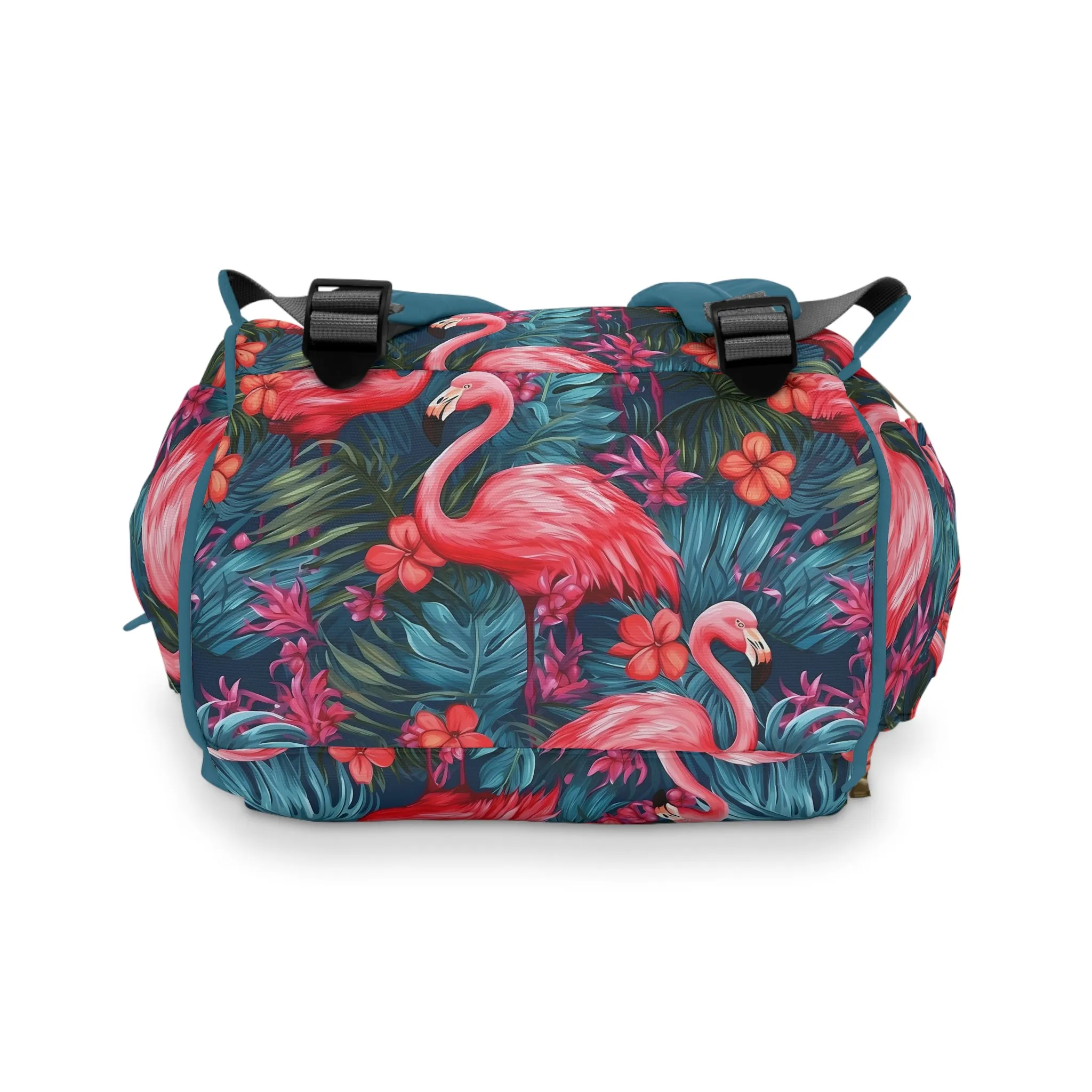 Flamingo Diaper Backpack - Playful & Multifunctional Baby Bag with Vibrant Flamingo Motifs, Ideal for Stylish Parents