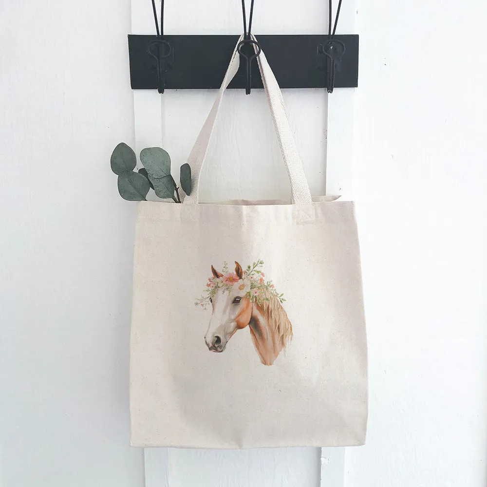 Floral Mare - Canvas Tote Bag