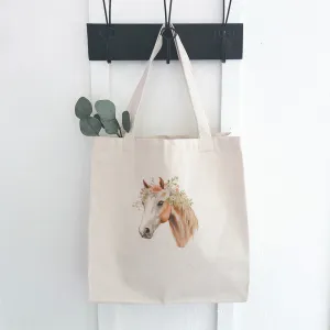 Floral Mare - Canvas Tote Bag