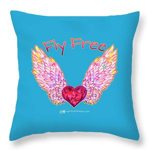 Fly Free - Throw Pillow