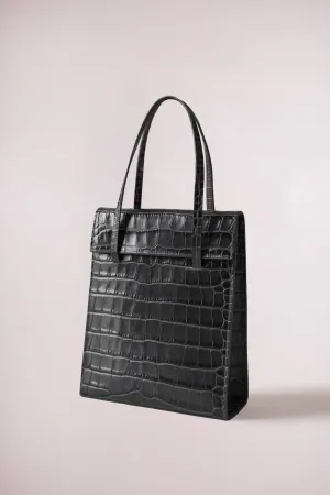 FRITA BAG DARK GREY CROC SP