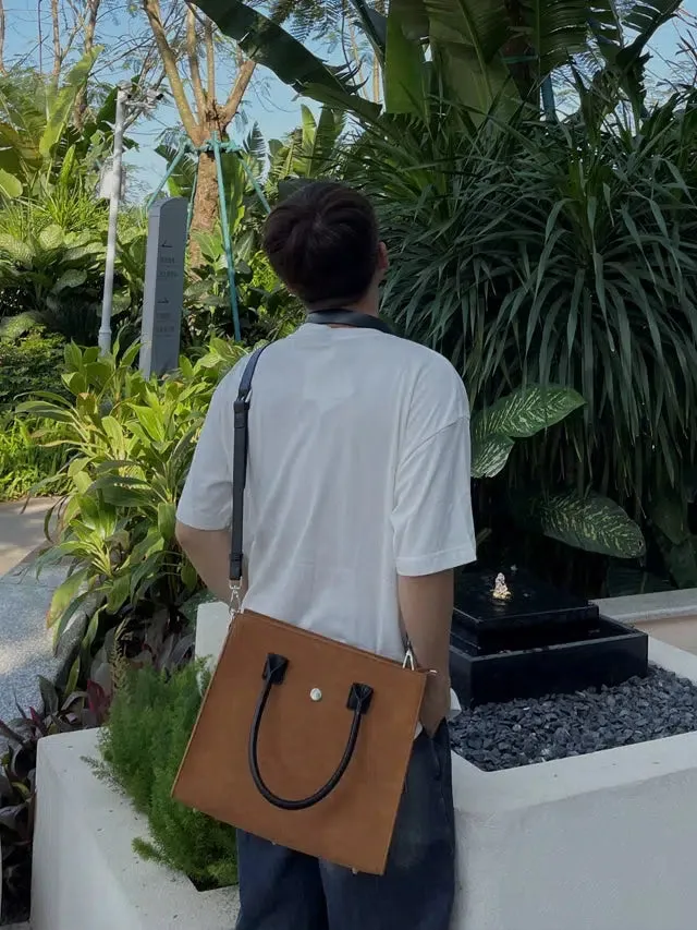 Frosted Suede Handbag