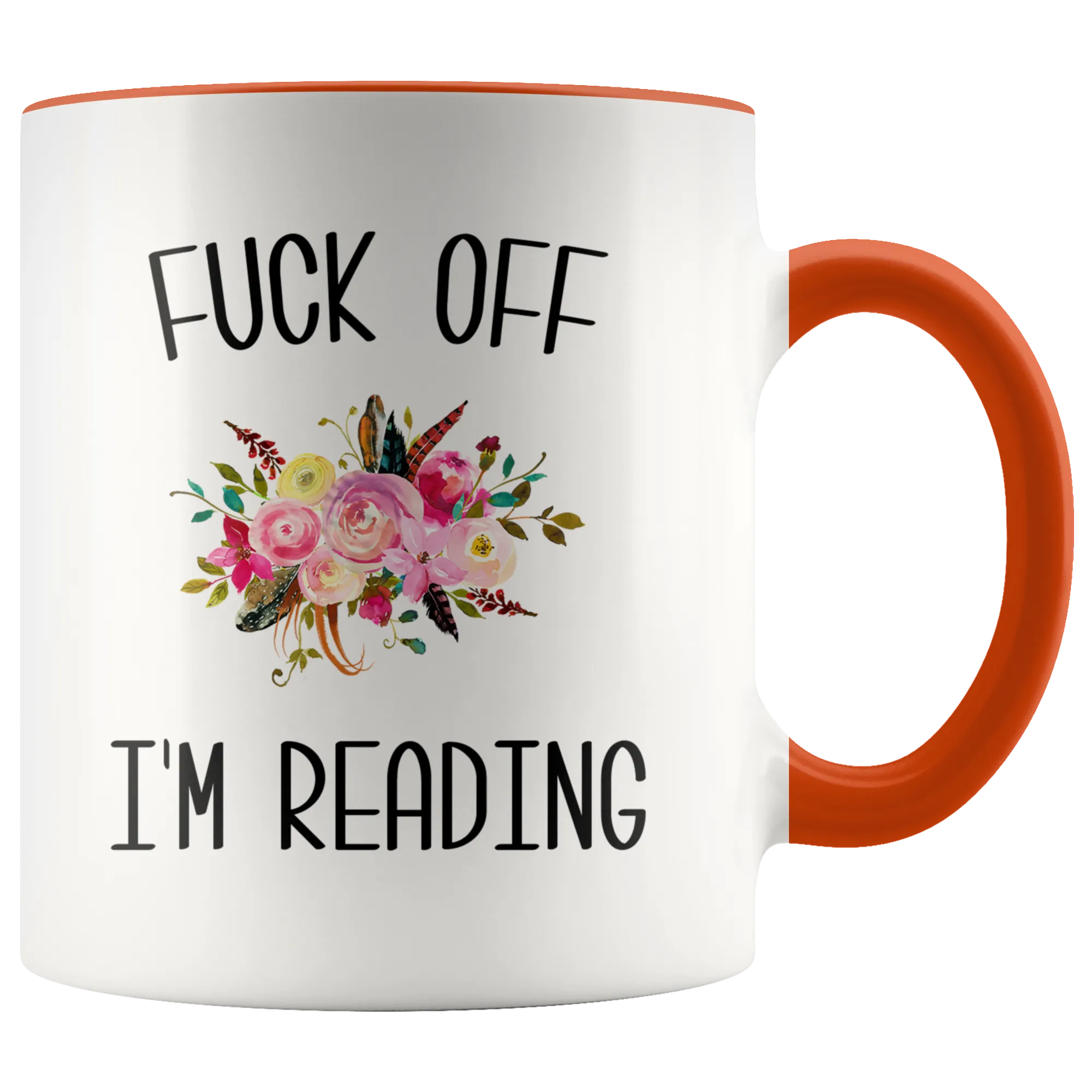 Fuck Off I'm Reading Mug Funny Gift for Book Lover Bookworm Gift Book Club Coffee Cup