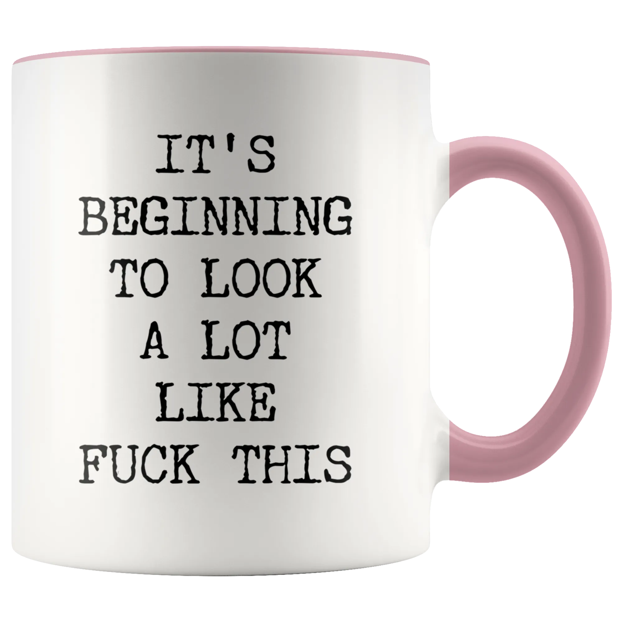 Funny Christmas Mug Rude Offensive Profanity It's Beginning to Look a Lot Like Fuck This Gag Gift Exchange Naughty Mature Adult