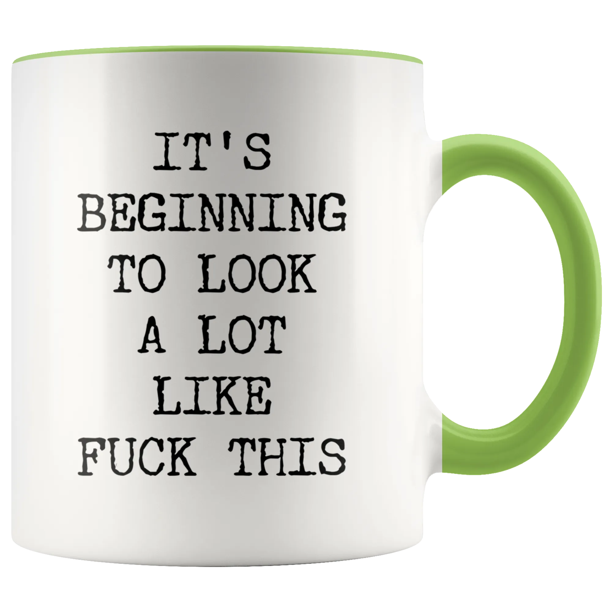 Funny Christmas Mug Rude Offensive Profanity It's Beginning to Look a Lot Like Fuck This Gag Gift Exchange Naughty Mature Adult