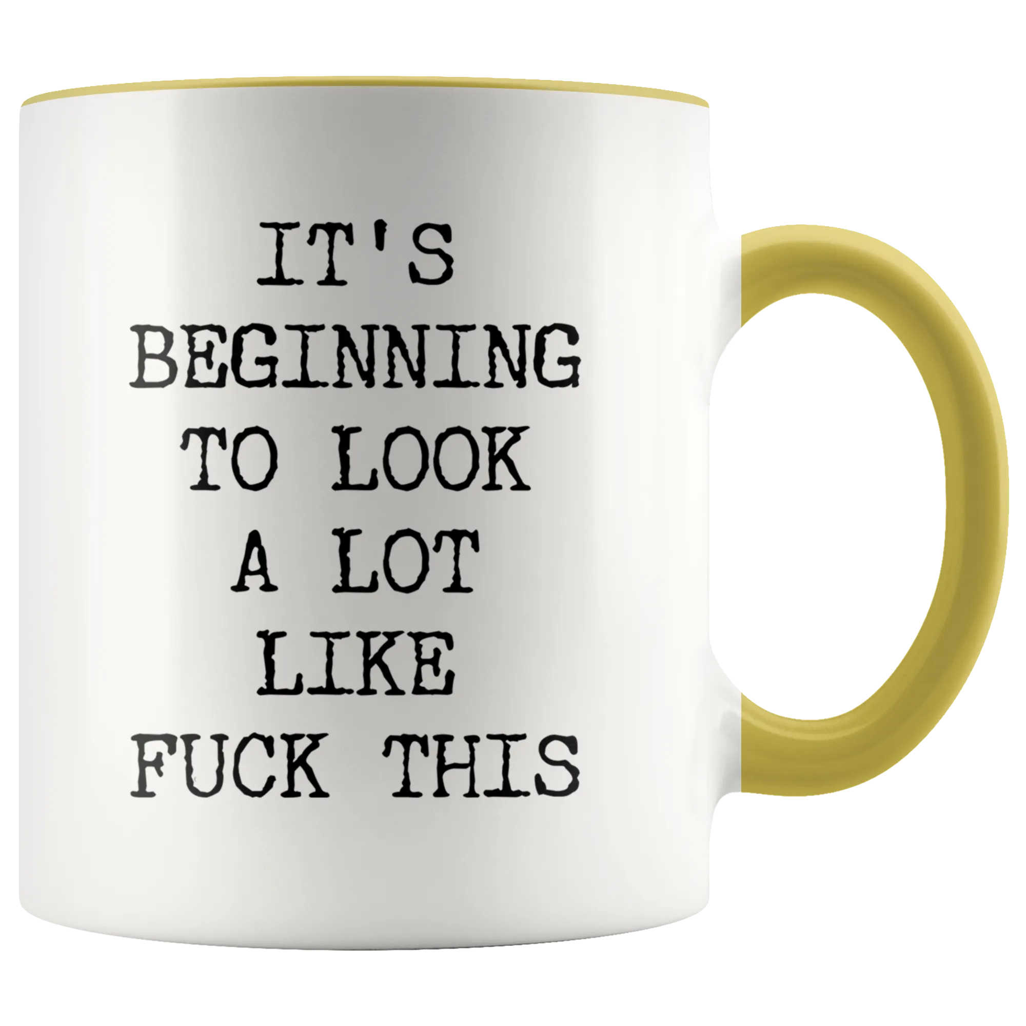 Funny Christmas Mug Rude Offensive Profanity It's Beginning to Look a Lot Like Fuck This Gag Gift Exchange Naughty Mature Adult