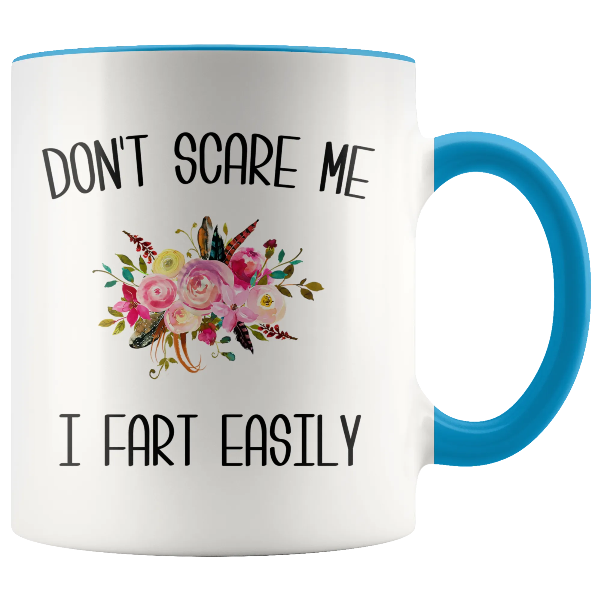 Funny Fart Mug Don't Scare Me I Fart Easily Coffee Cup Gag Gift Exchange Idea