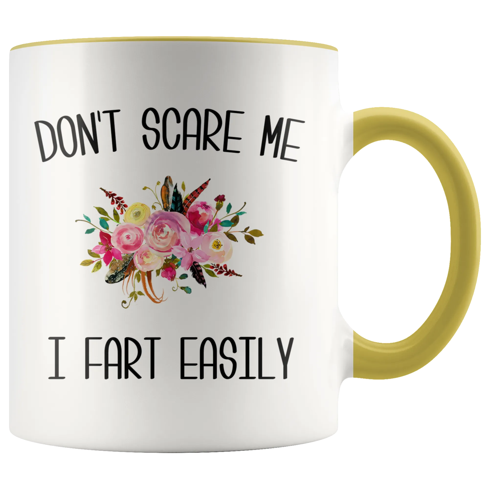 Funny Fart Mug Don't Scare Me I Fart Easily Coffee Cup Gag Gift Exchange Idea
