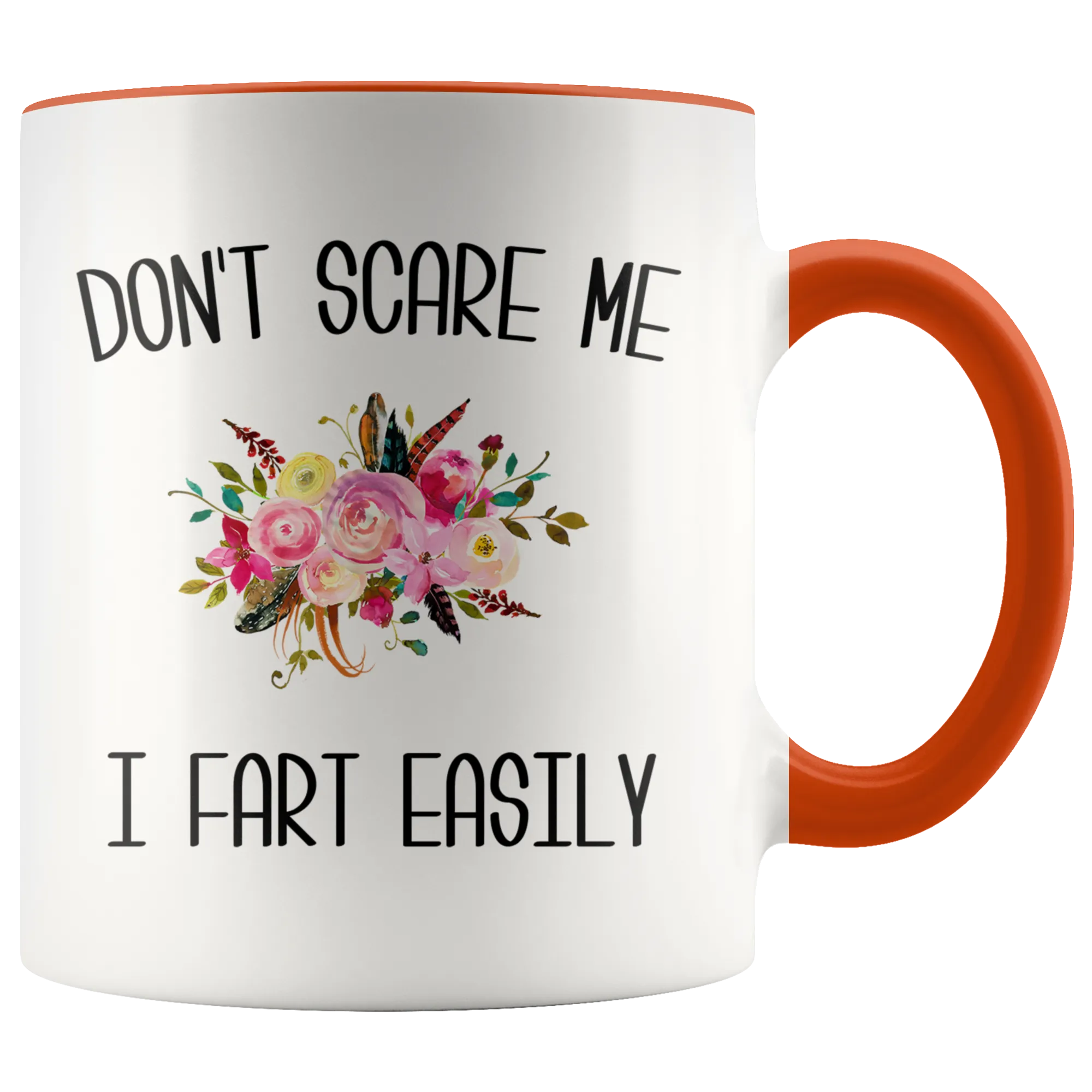 Funny Fart Mug Don't Scare Me I Fart Easily Coffee Cup Gag Gift Exchange Idea