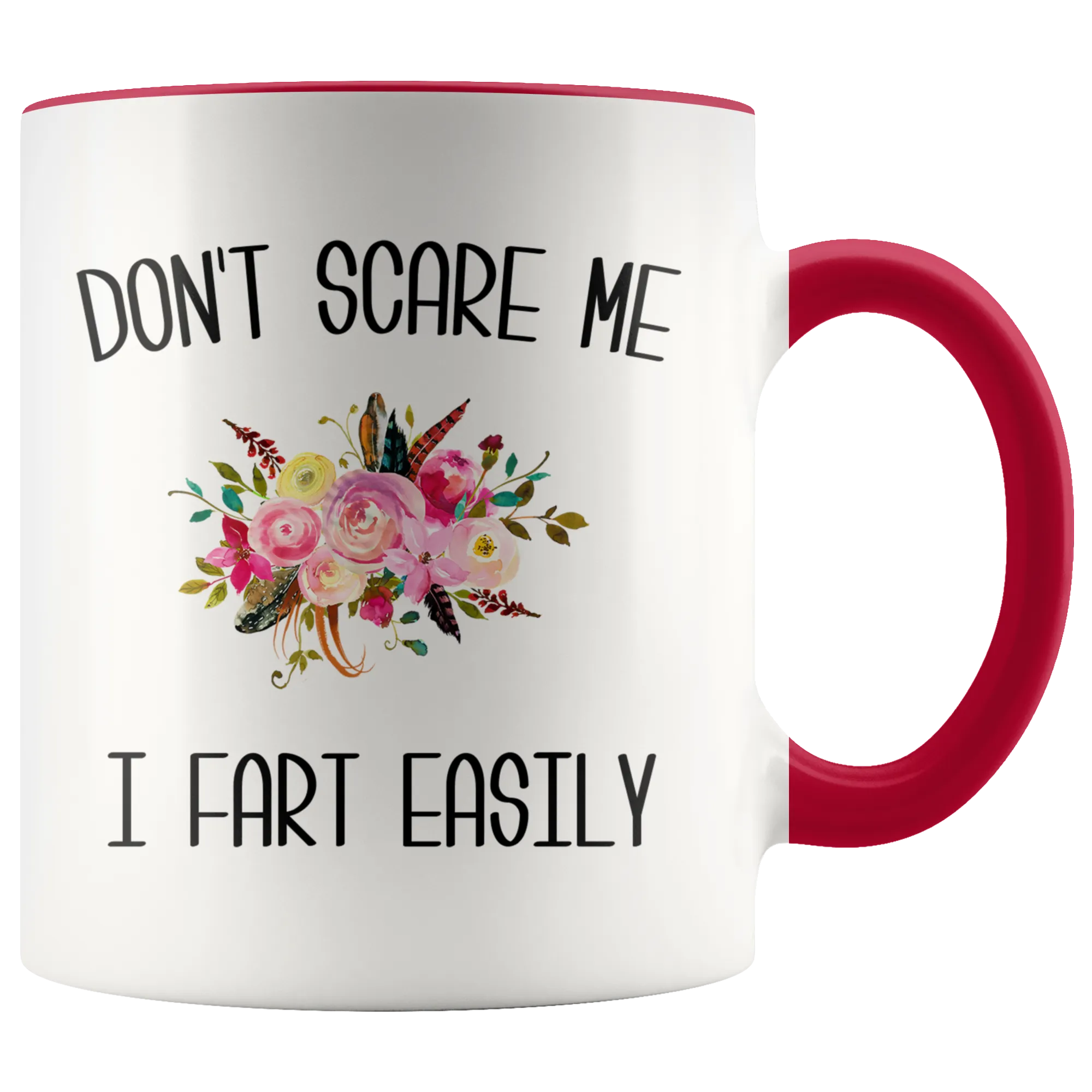 Funny Fart Mug Don't Scare Me I Fart Easily Coffee Cup Gag Gift Exchange Idea