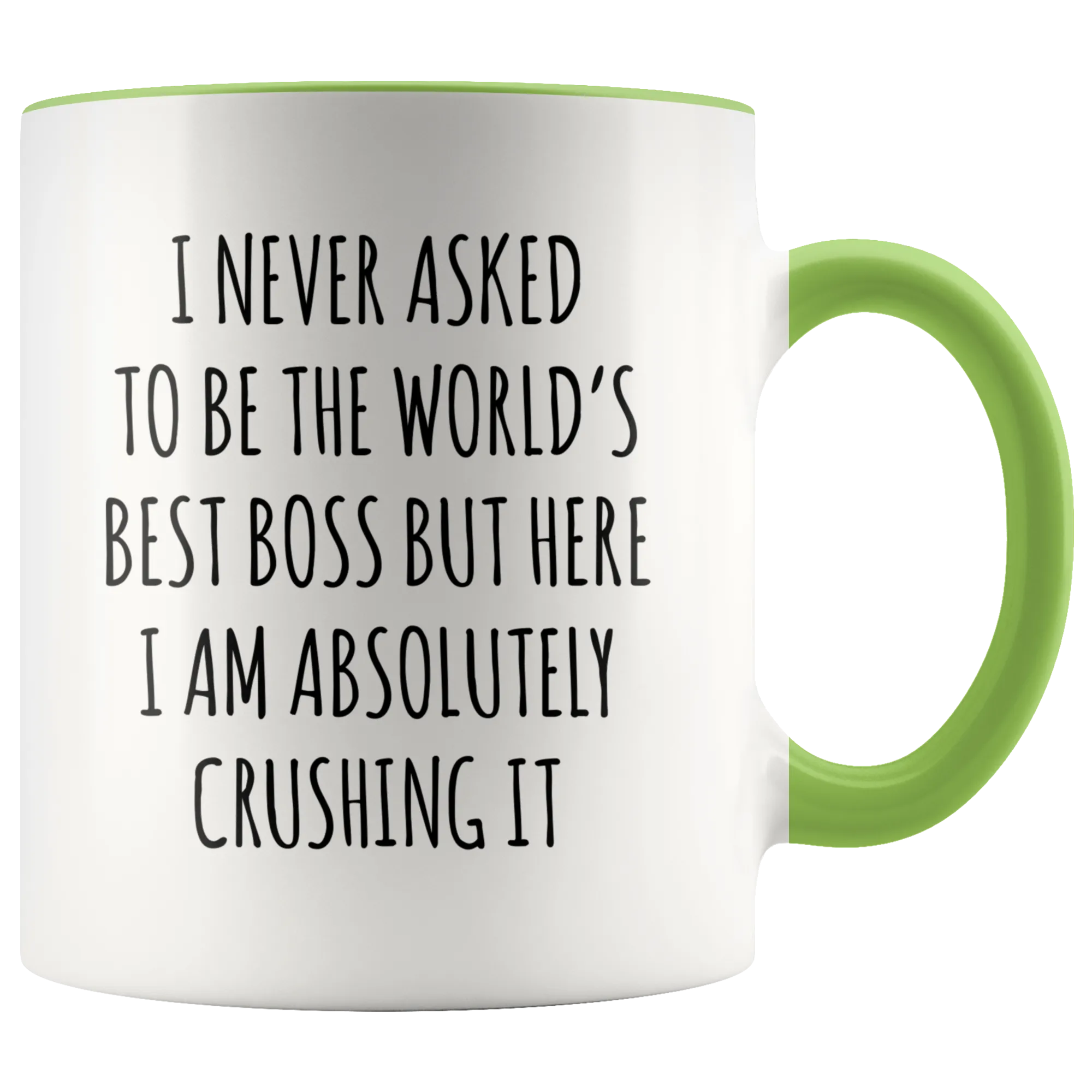Funny Gift for Boss Gifts From Employees I Never Asked to Be the World's Best Boss Mug Coffee. Cup