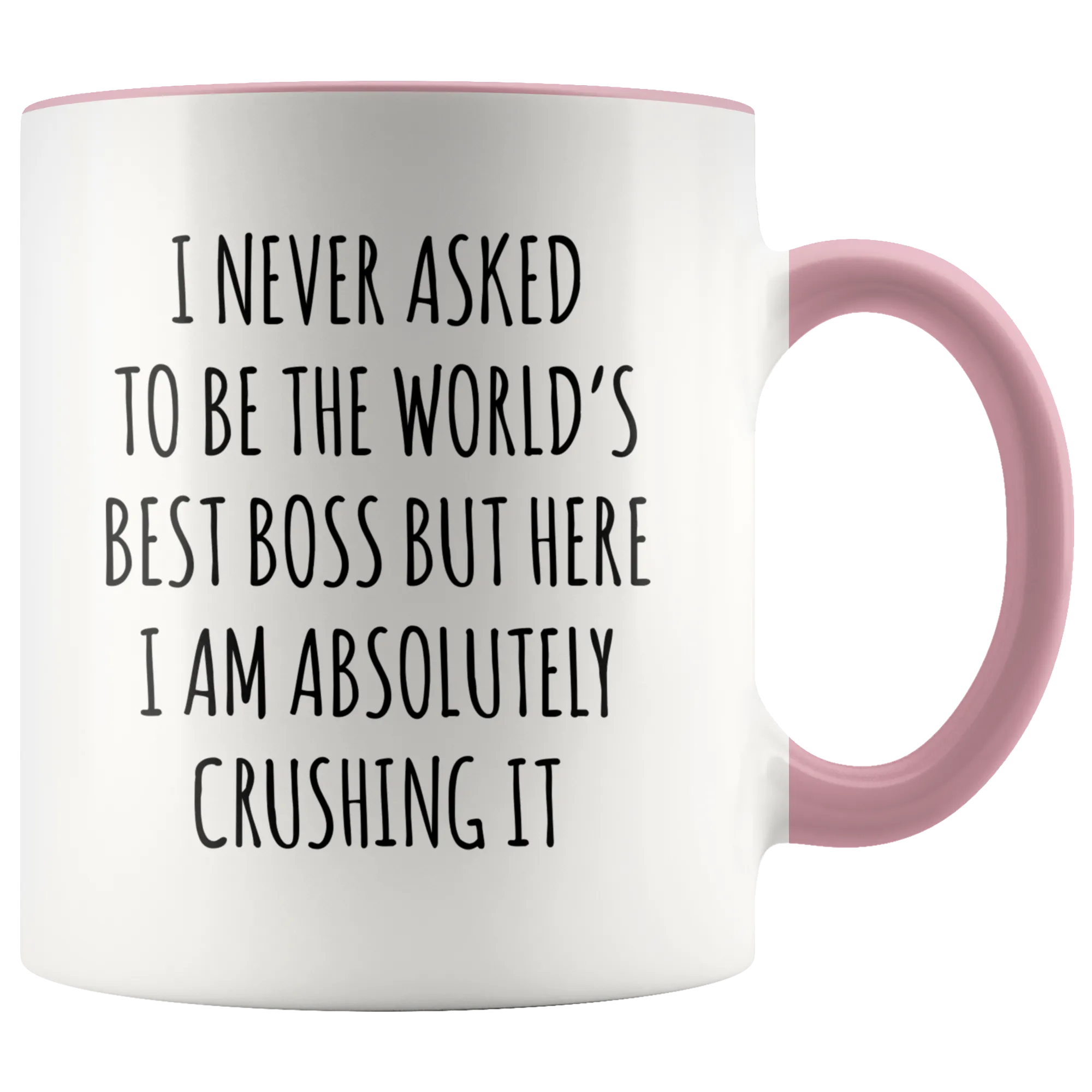 Funny Gift for Boss Gifts From Employees I Never Asked to Be the World's Best Boss Mug Coffee. Cup