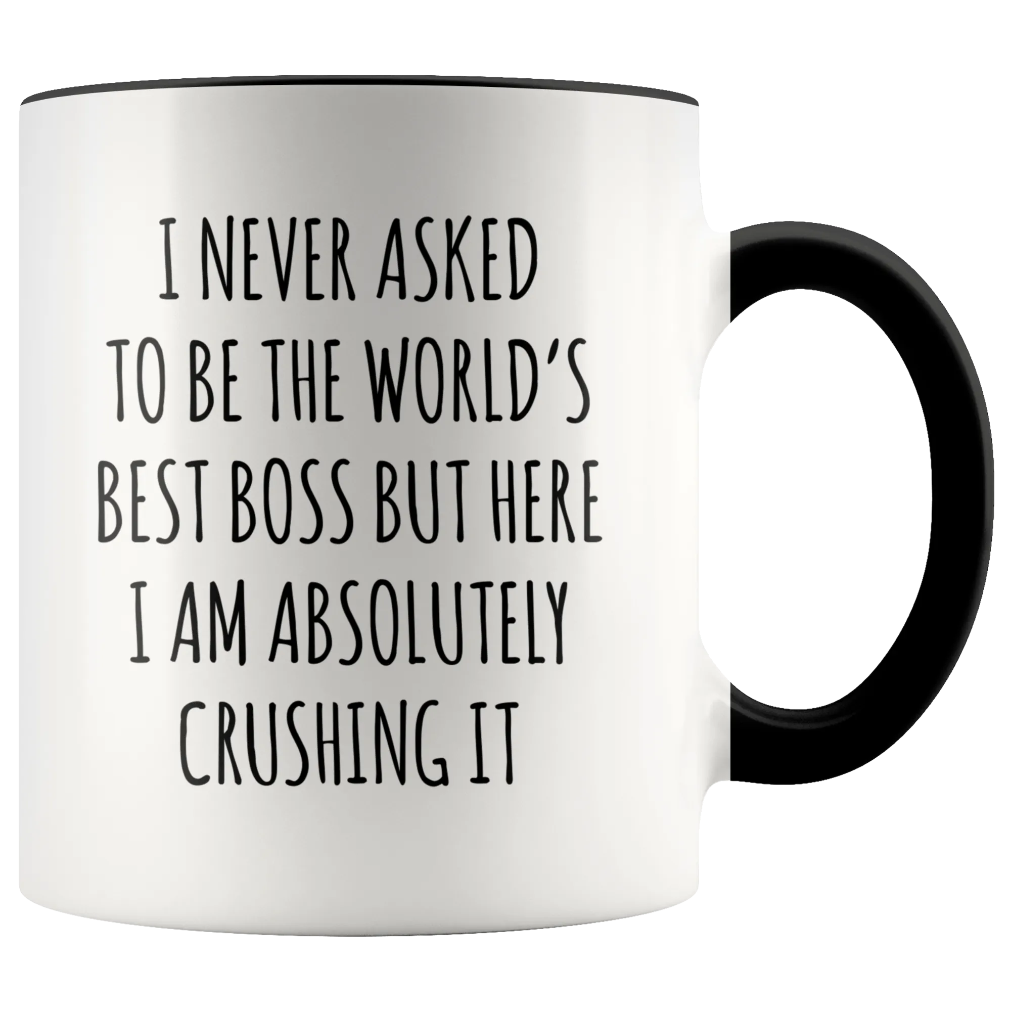 Funny Gift for Boss Gifts From Employees I Never Asked to Be the World's Best Boss Mug Coffee. Cup