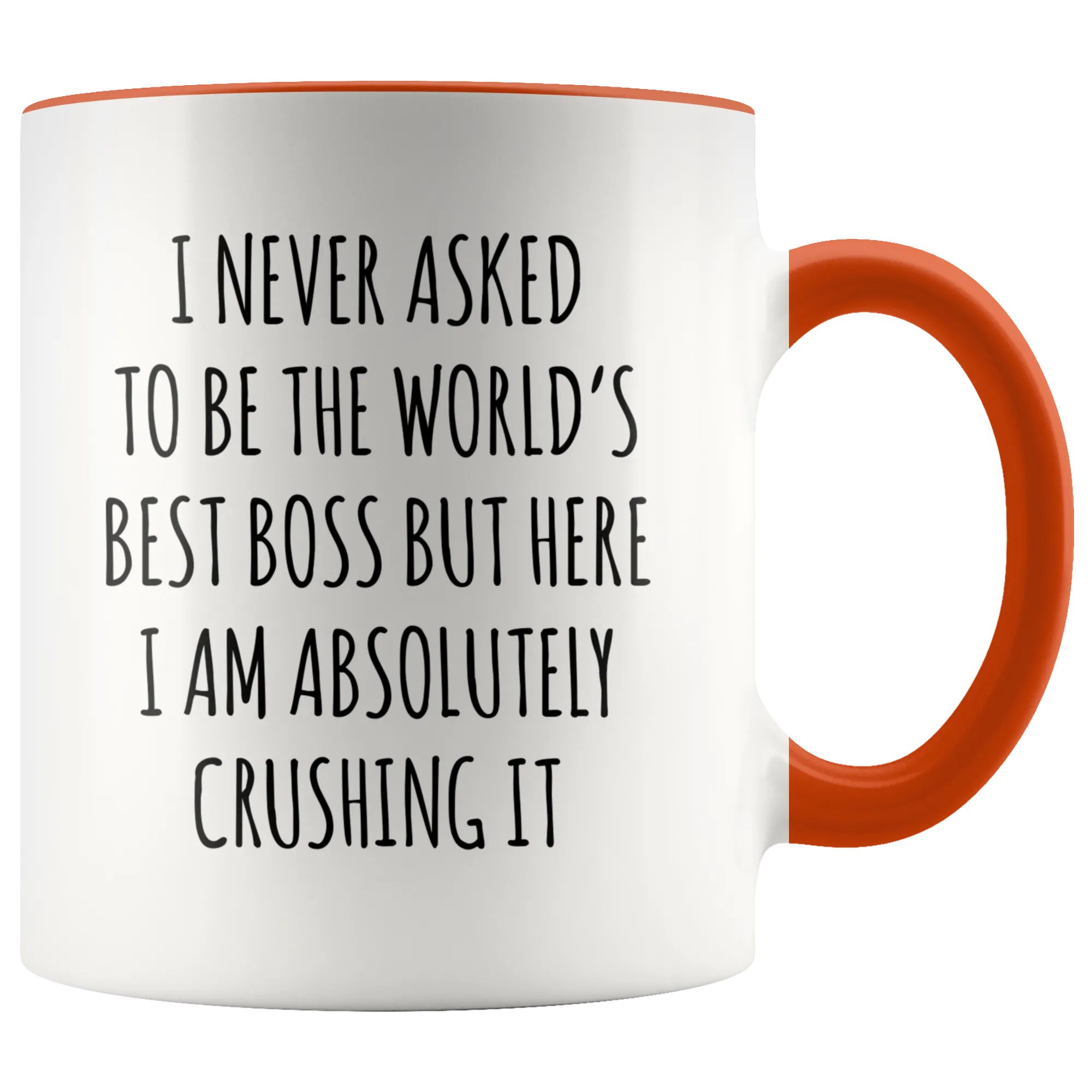 Funny Gift for Boss Gifts From Employees I Never Asked to Be the World's Best Boss Mug Coffee. Cup