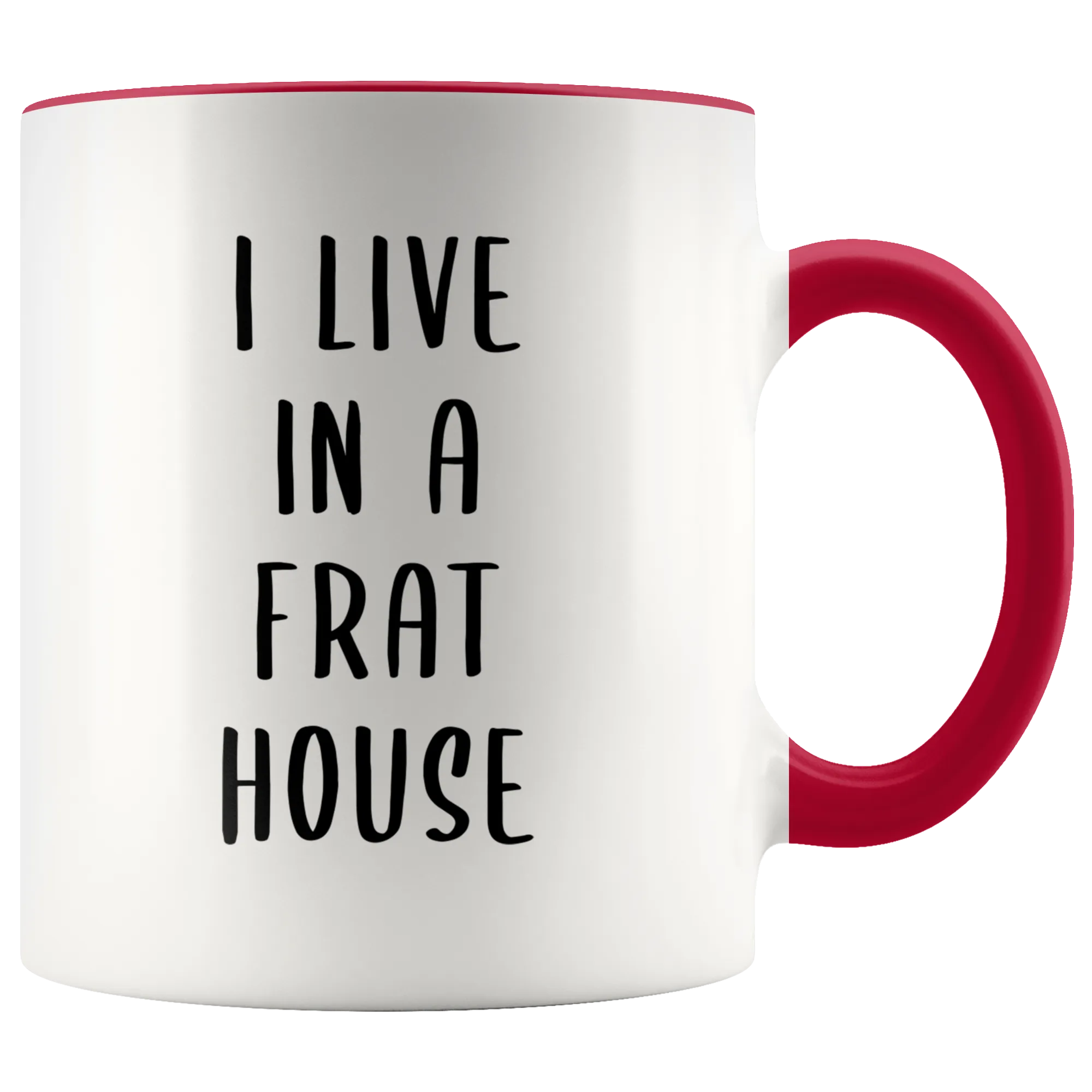 Funny Mom of Boys Gifts I Run A Frat House Mug I Live in a Frat House Coffee Cup Funny Gifts For Mom Life Mothers Day Present For Mom