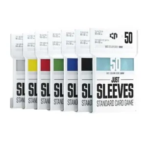 Gamegenic Just Sleeves: Standard Card Game Red (50 ct.)