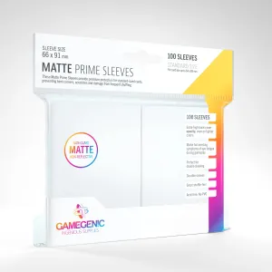 Gamegenic Matte Prime Sleeves White (100 ct.)