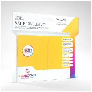 Gamegenic Matte Prime Sleeves Yellow