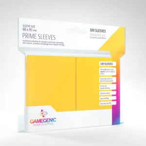 Gamegenic PRIME Sleeves: Yellow (100)
