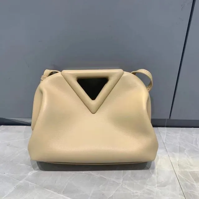 Genuine Leather Point Top Handle