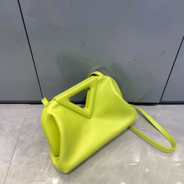 Genuine Leather Point Top Handle