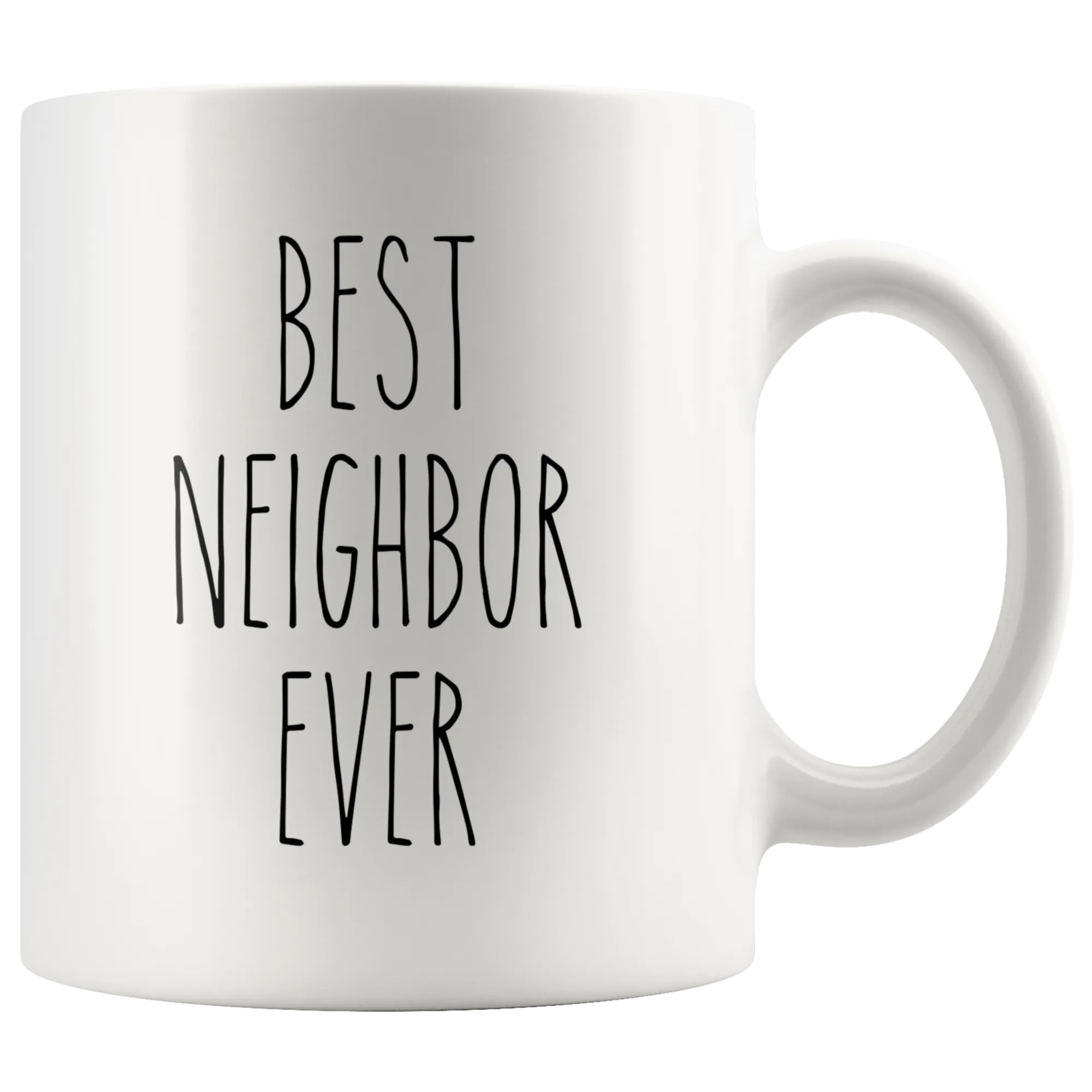 Gift for Neighbor Moving Gifts Best Neighbor Ever Mug Next Door Neighbor Thank You Coffee Cup