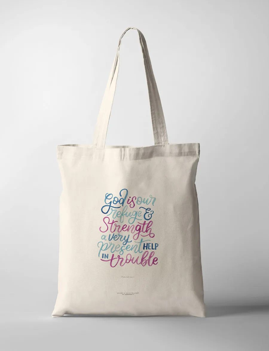 God Is Our Refuge {Tote Bag}