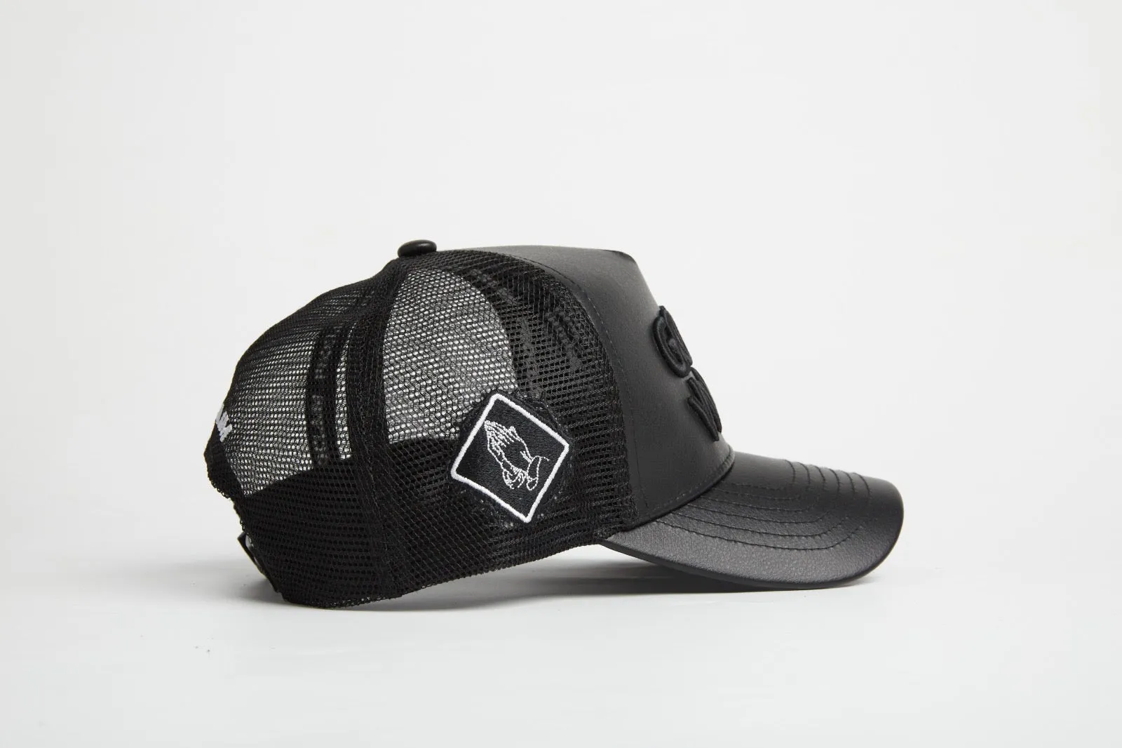 God's Work- Asphalt Leather / Signature Series Snap-back