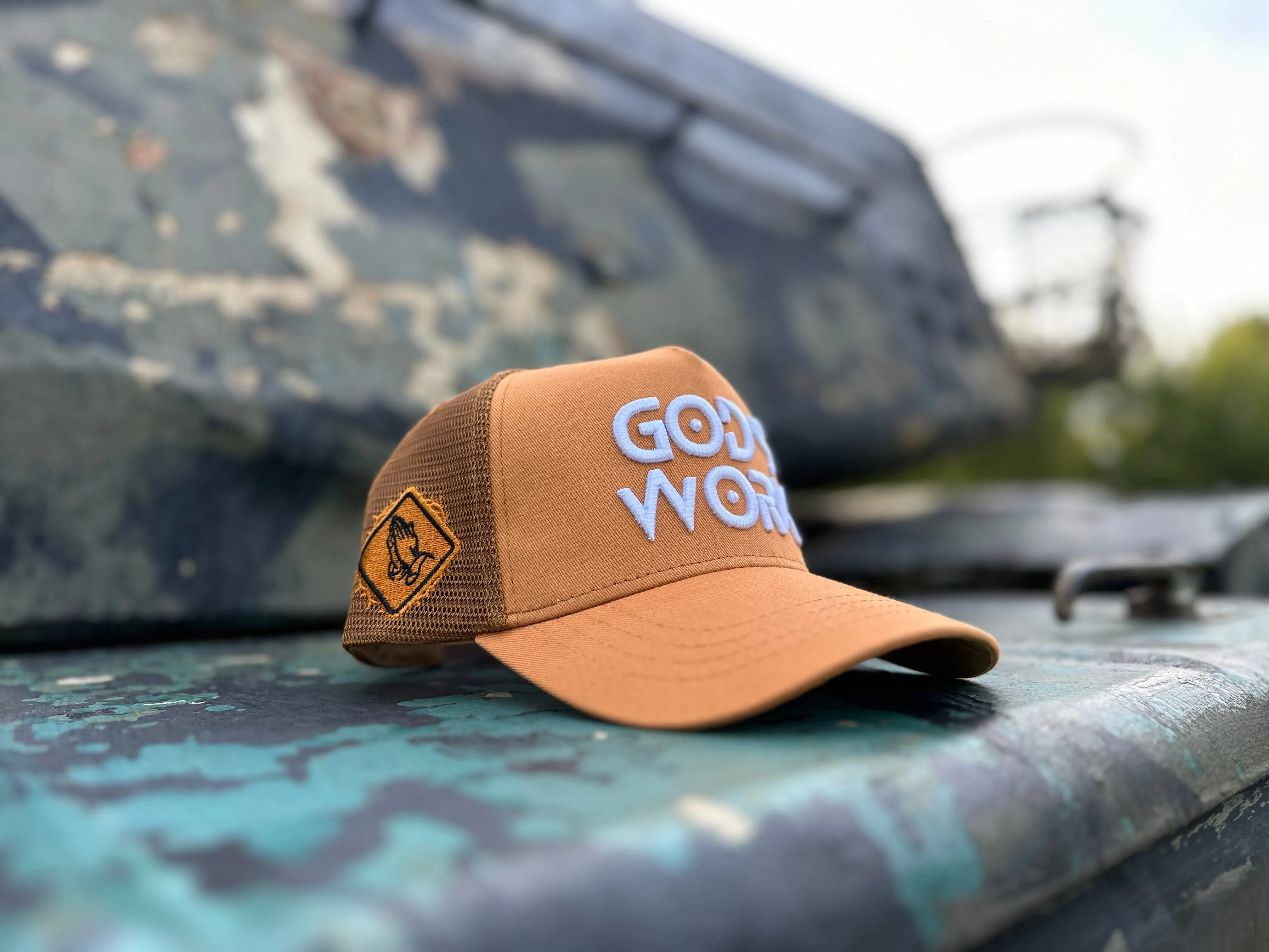 GOD'S WORK-  Timberland Snap-back (high profile) LIMITED EDITION