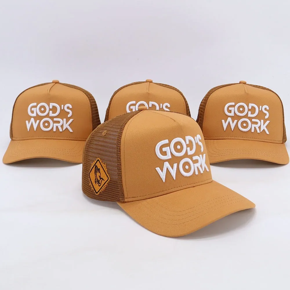 GOD'S WORK-  Timberland Snap-back (high profile) LIMITED EDITION