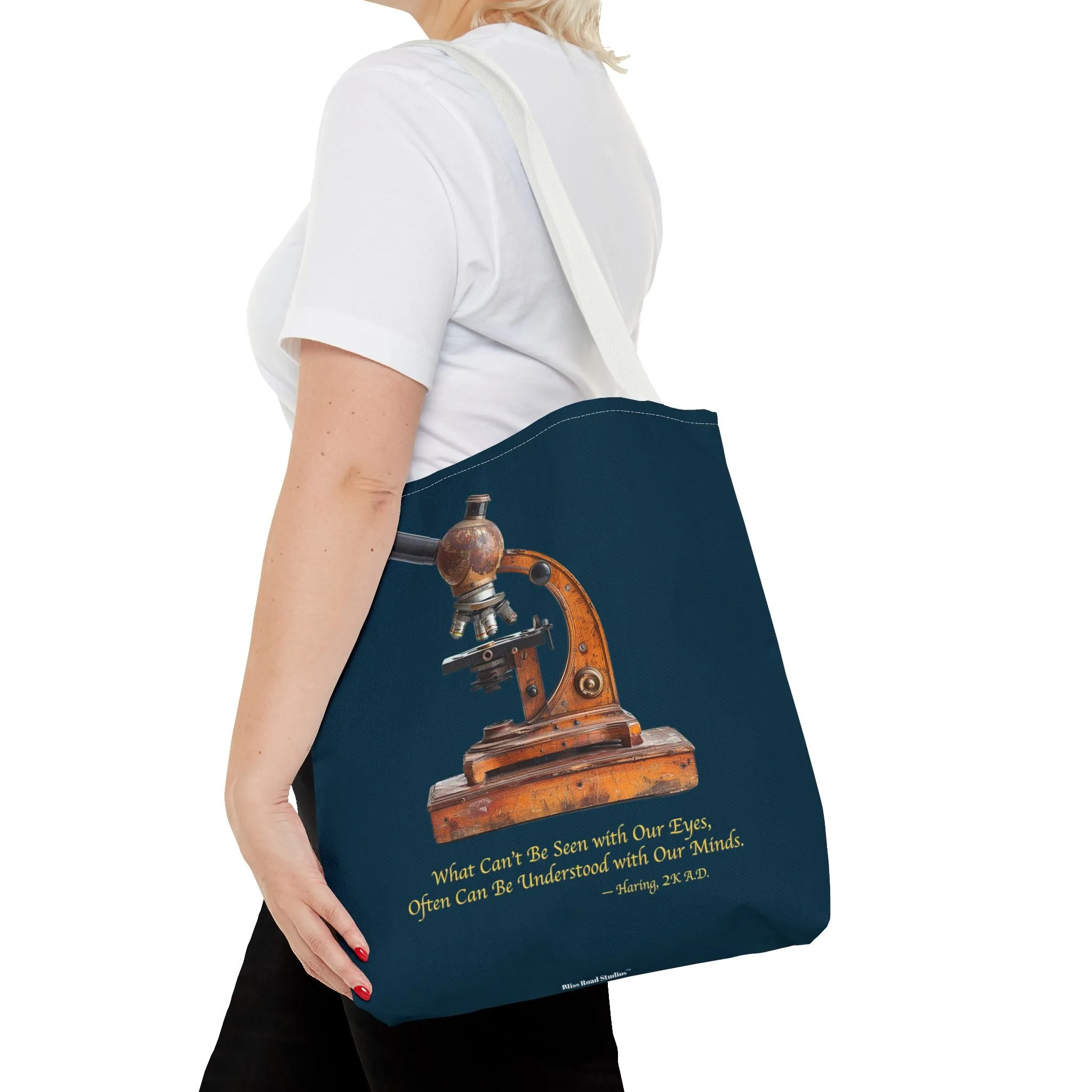 Golden Insight Tote Bag - Where Curiosity Meets Creativity! Available in 3 sizes.