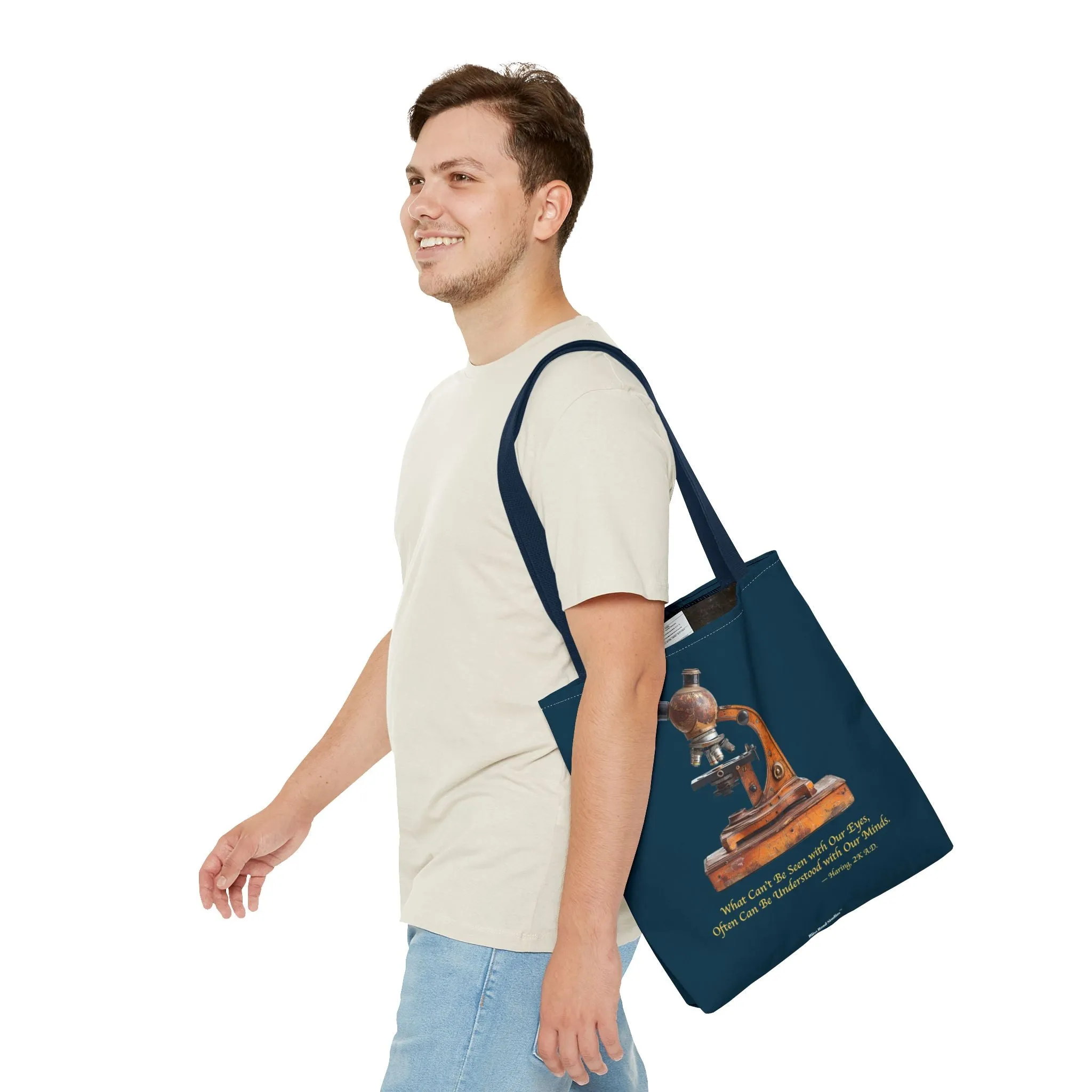Golden Insight Tote Bag - Where Curiosity Meets Creativity! Available in 3 sizes.