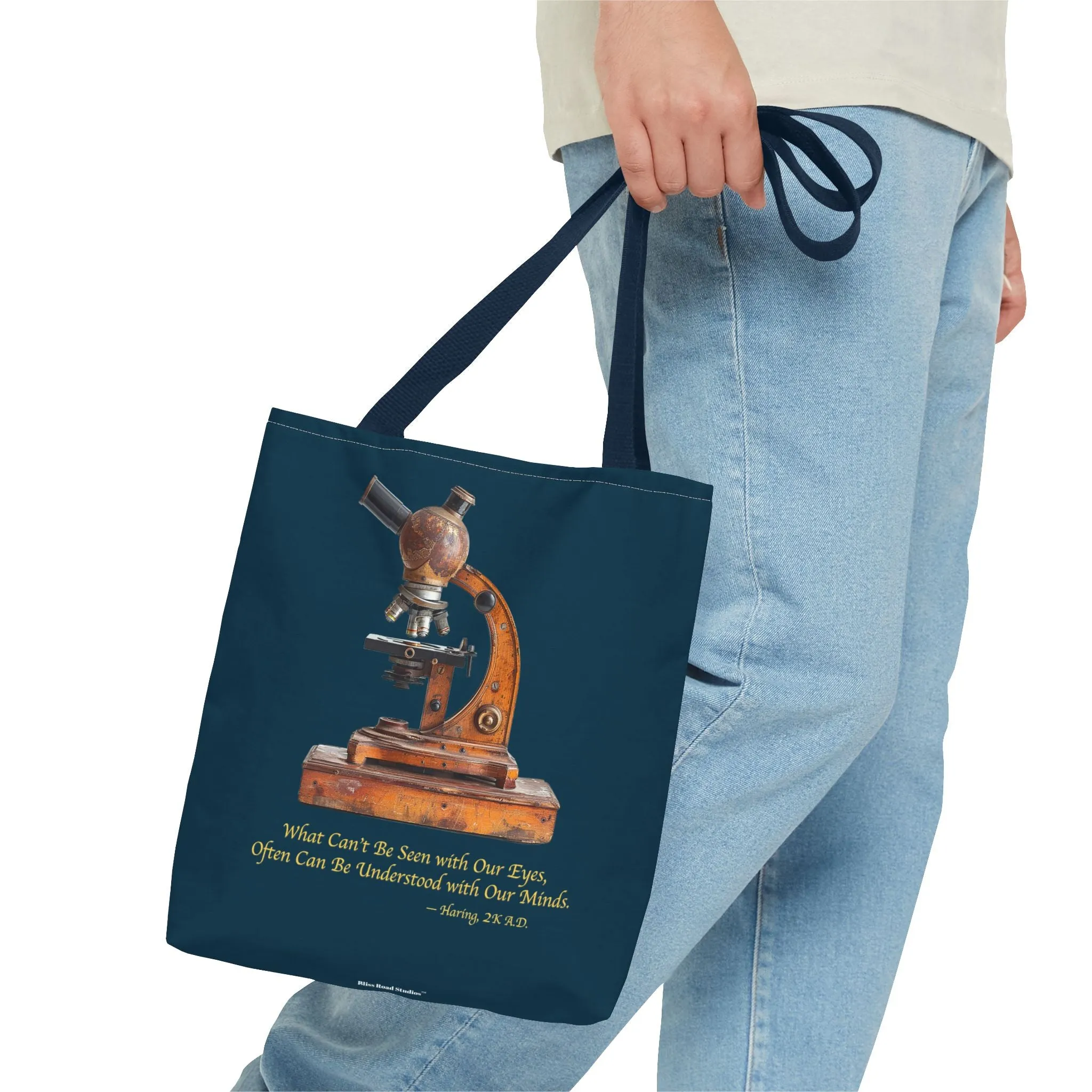 Golden Insight Tote Bag - Where Curiosity Meets Creativity! Available in 3 sizes.