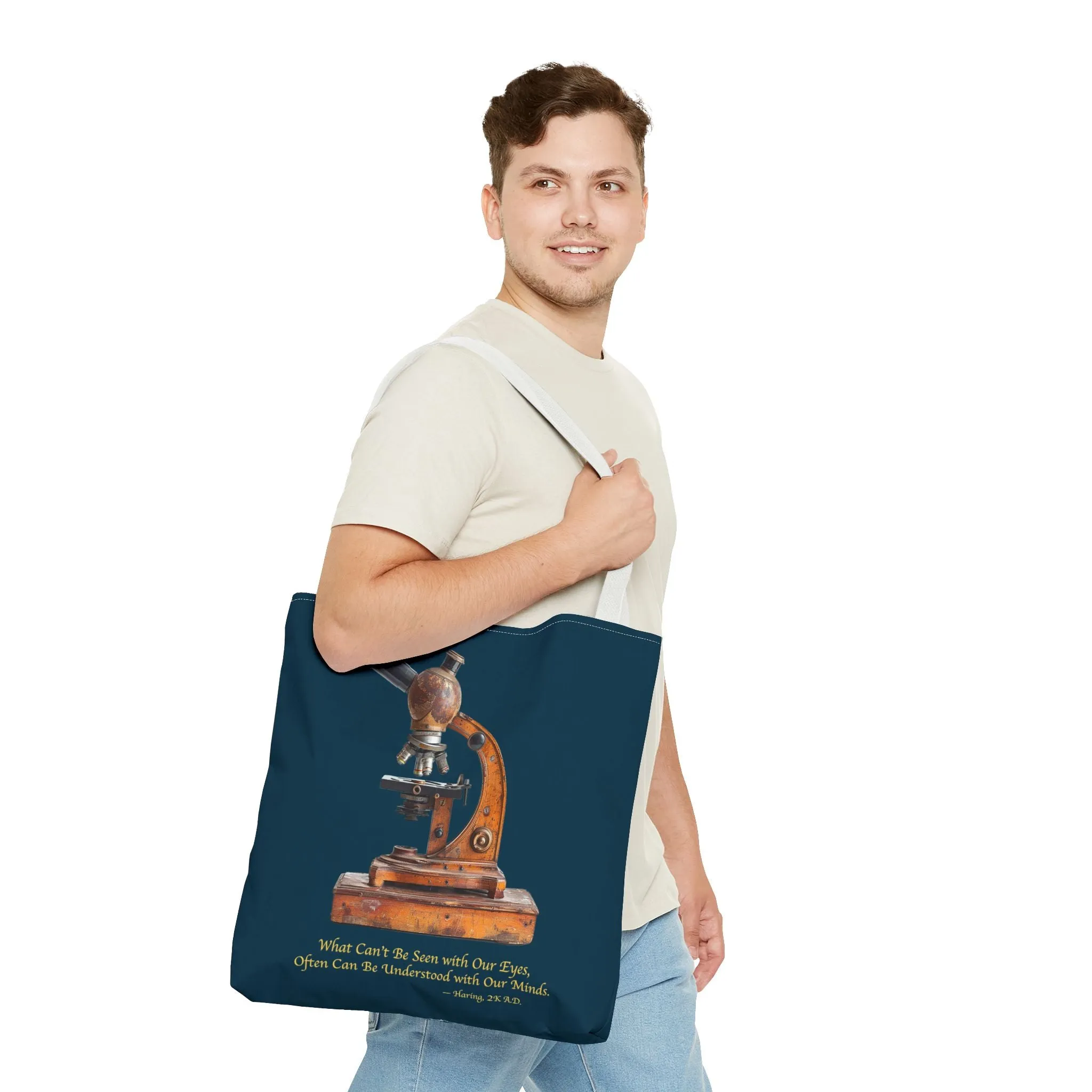 Golden Insight Tote Bag - Where Curiosity Meets Creativity! Available in 3 sizes.
