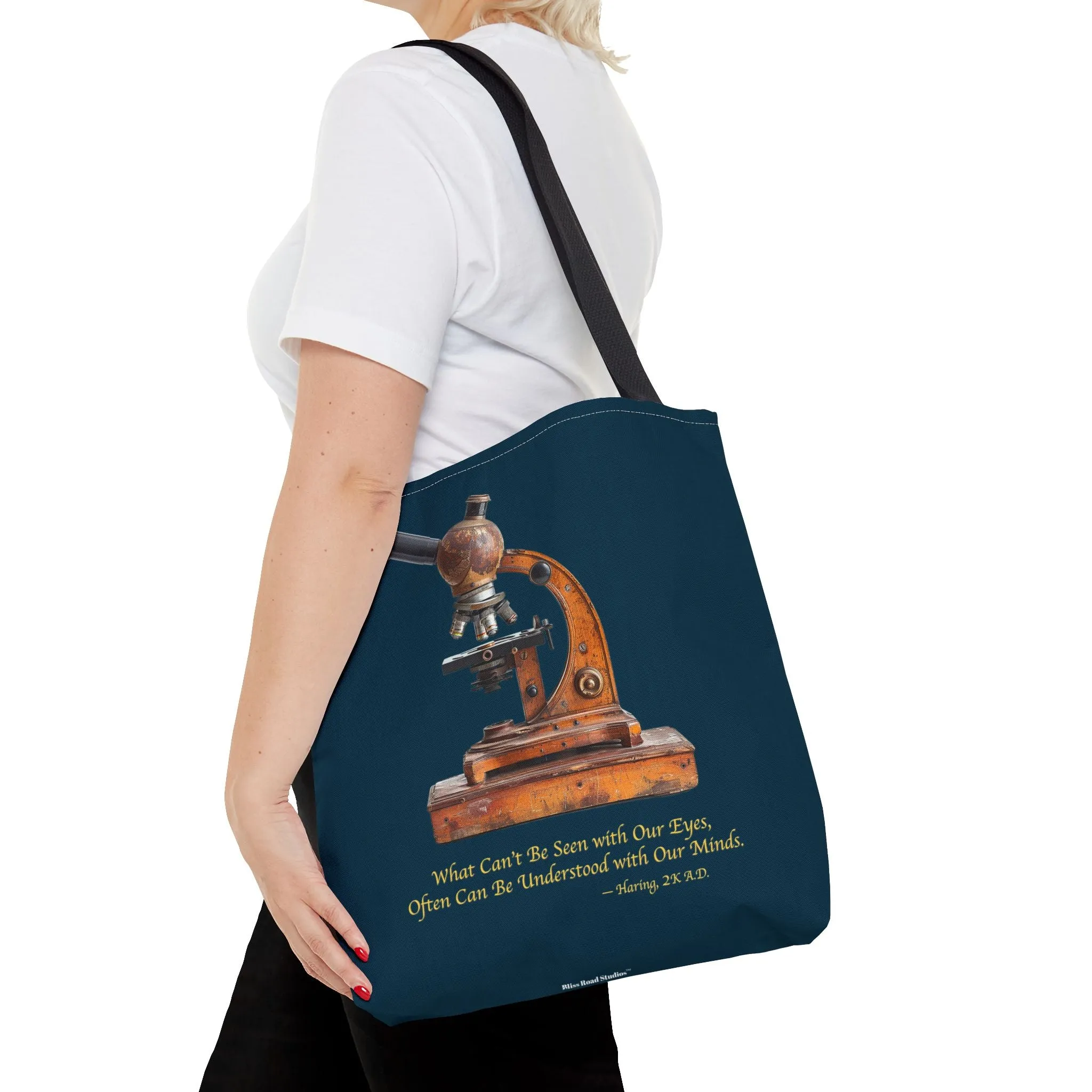 Golden Insight Tote Bag - Where Curiosity Meets Creativity! Available in 3 sizes.