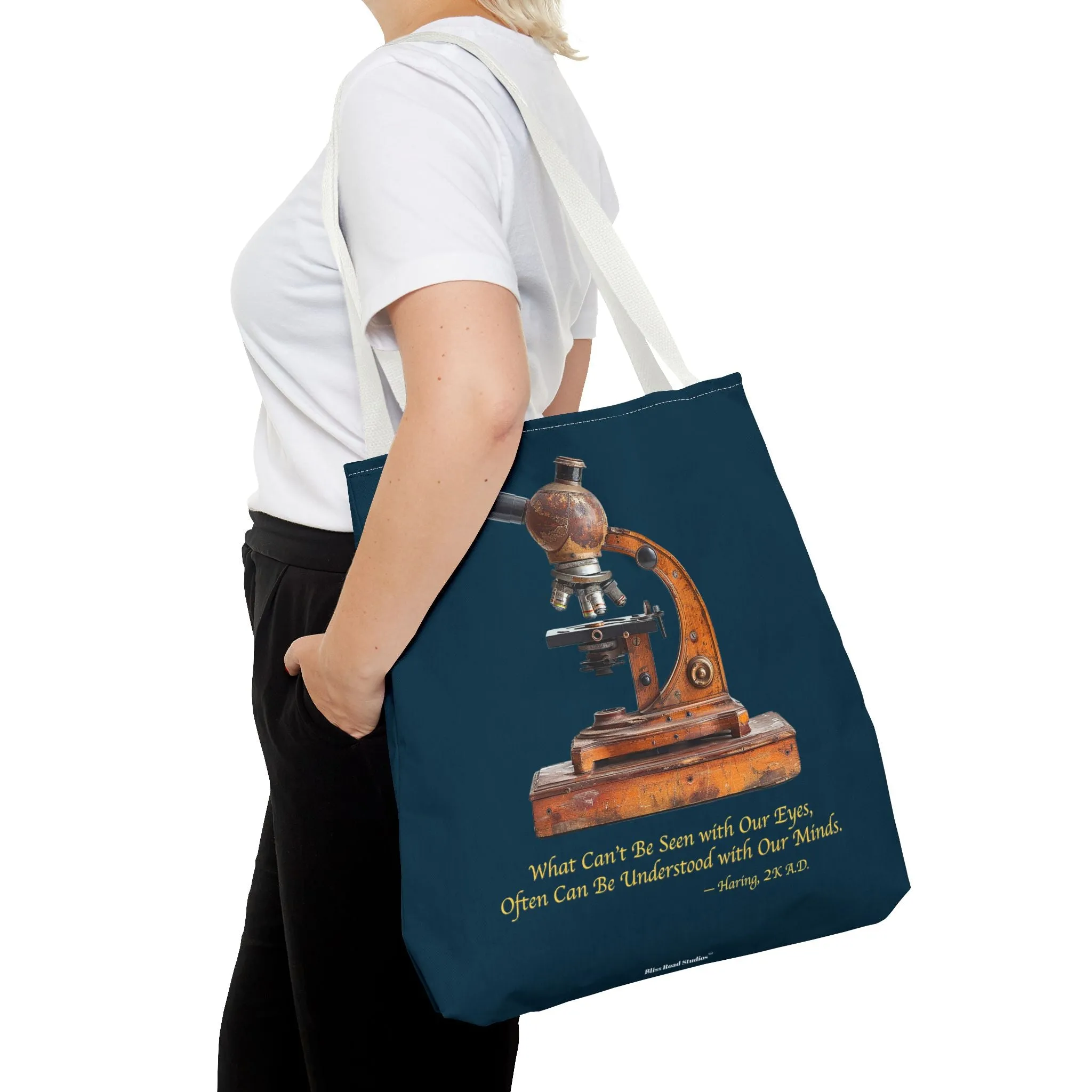Golden Insight Tote Bag - Where Curiosity Meets Creativity! Available in 3 sizes.