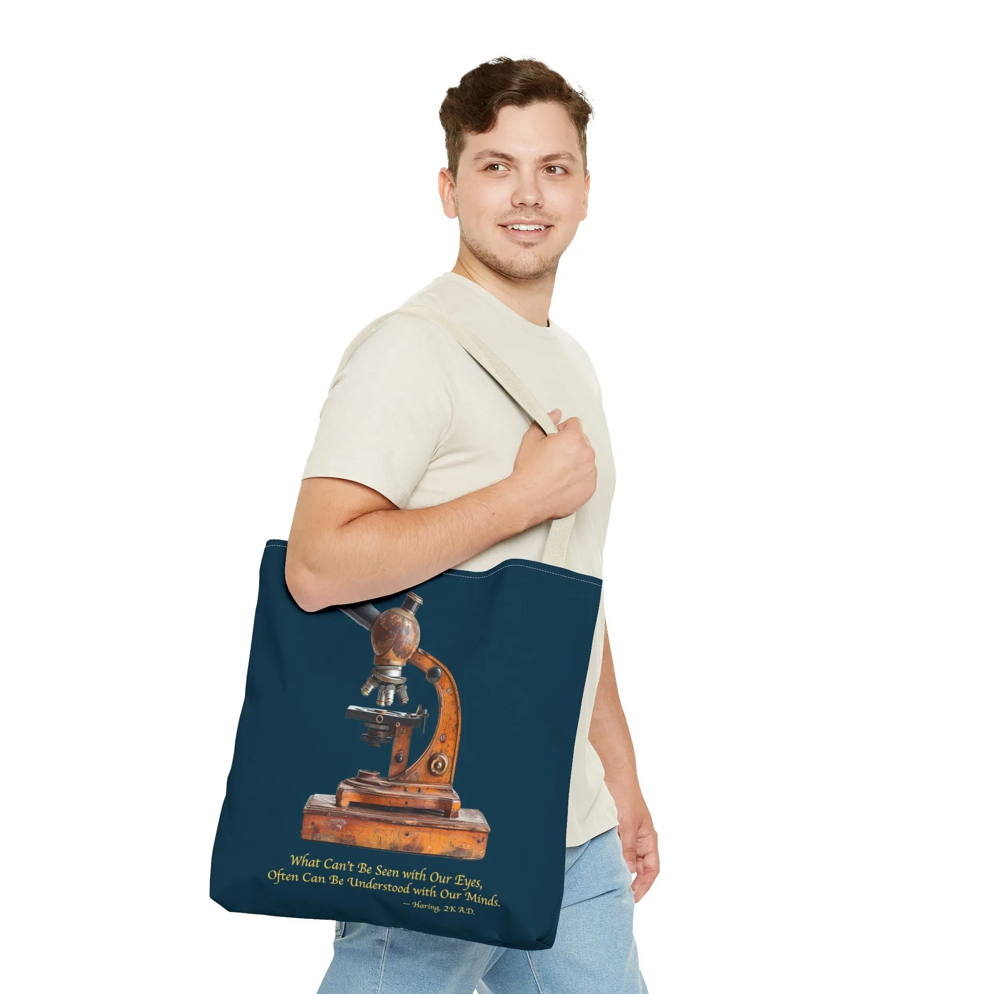 Golden Insight Tote Bag - Where Curiosity Meets Creativity! Available in 3 sizes.