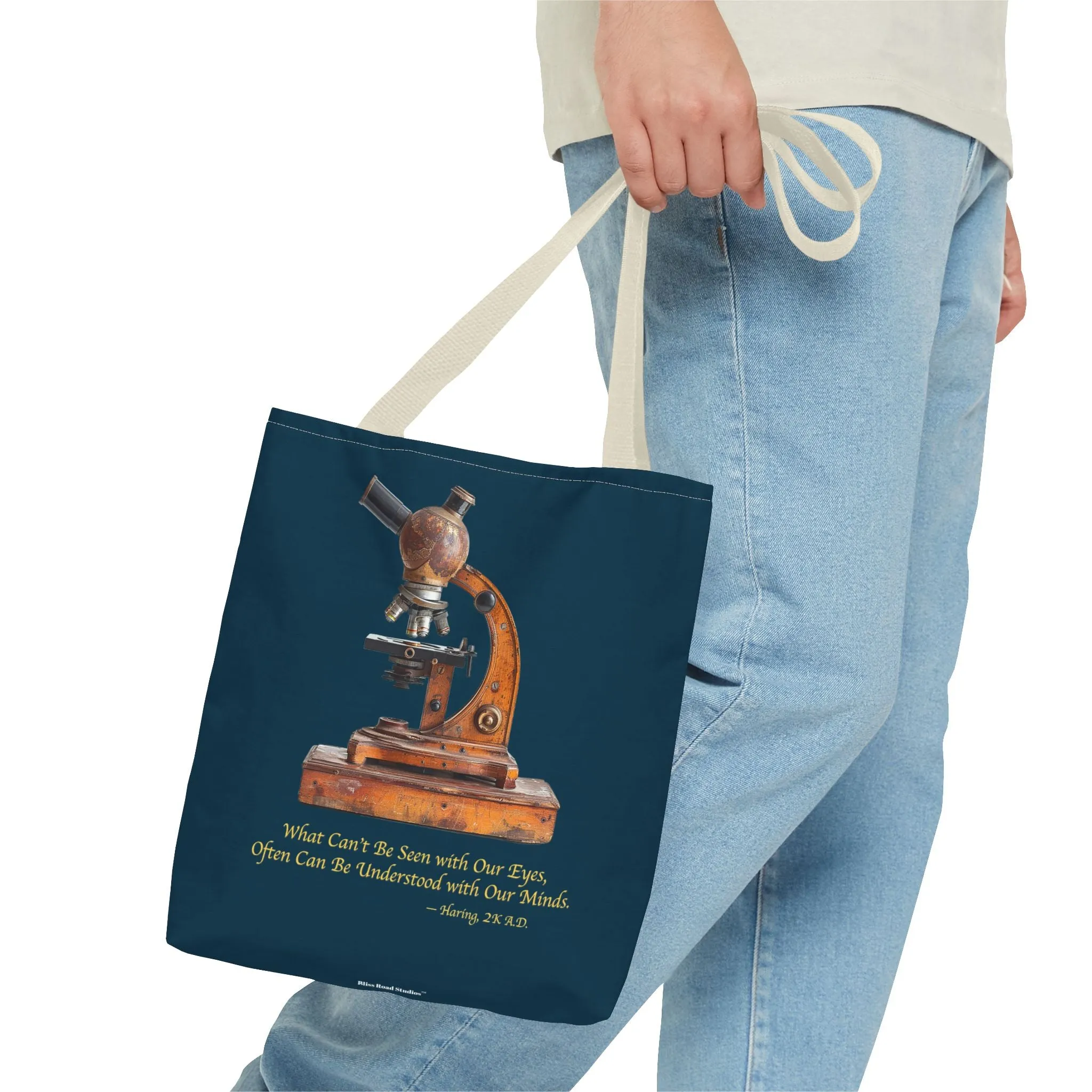 Golden Insight Tote Bag - Where Curiosity Meets Creativity! Available in 3 sizes.