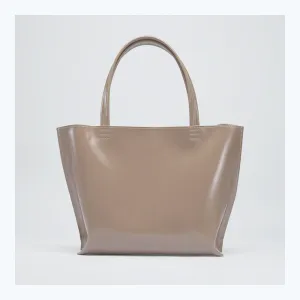 GOODJOB Handbag MONO XL - Leather Mud Brown