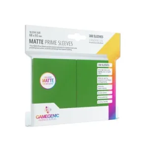 Green 100ct Matte Prime Sleeves GG Standard Size