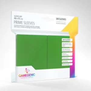 Green 100ct Prime Sleeves GG Standard Size